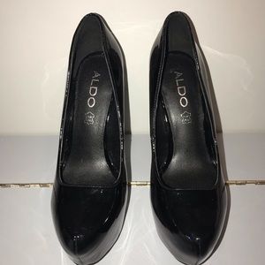 Aldo Platform black high heels